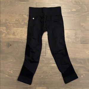 Nux cropped black compression leggings
